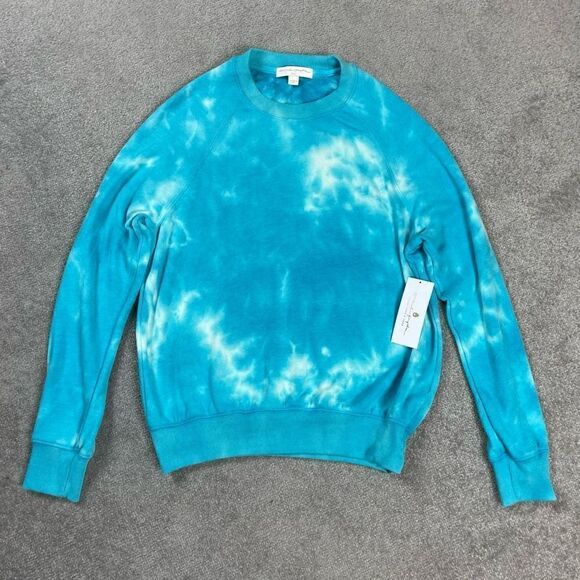 Women's Spiritual Gangster Old School Tie Dye Pullover Sweater Size Small - Blue - Picture 1 of 6